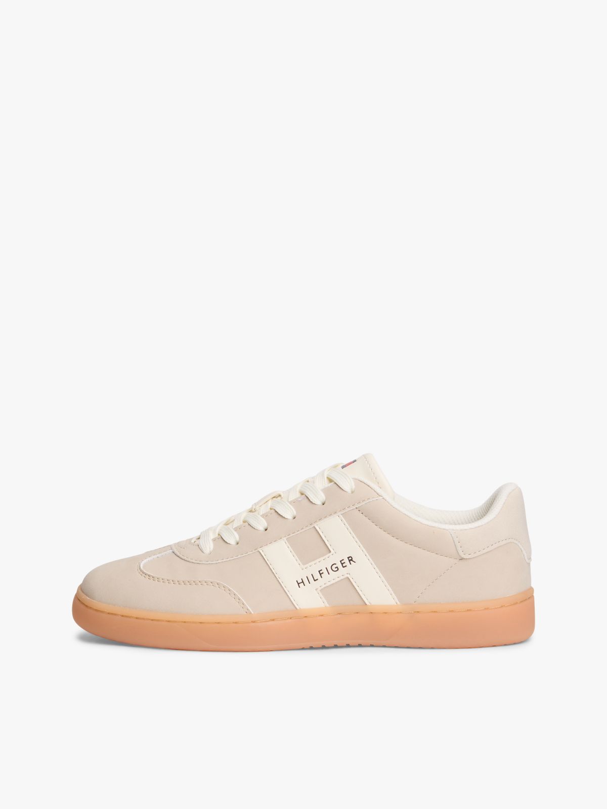 Hilfiger Logo Skater Sneaker — Light Grey