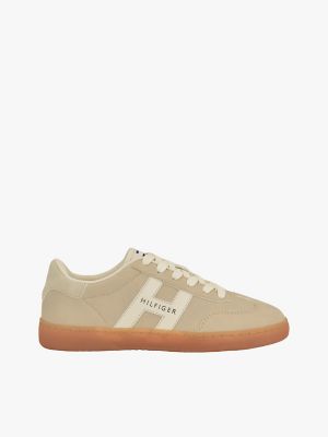 Hilfiger Logo Skater Sneaker, Light Grey