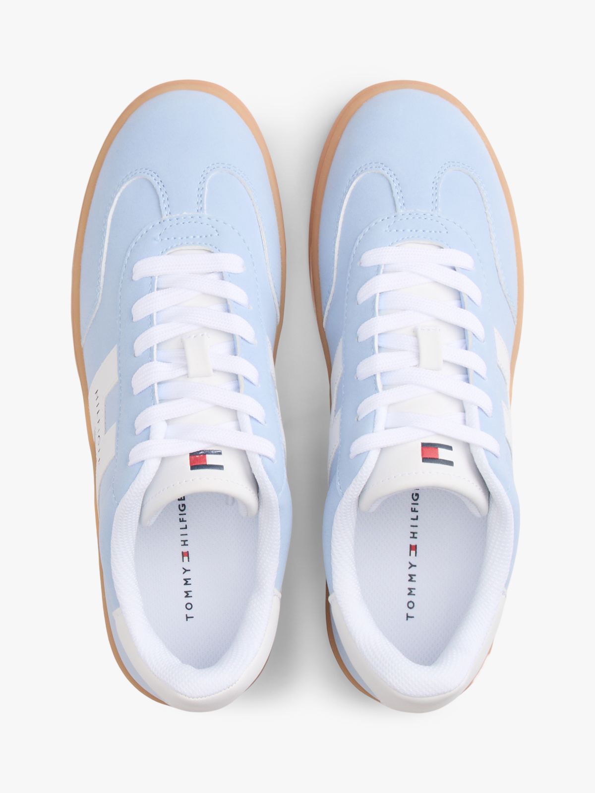 Hilfiger Logo Skater Sneaker — Medium Blue