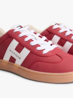 Hilfiger Logo Skater Sneaker — Medium Red 6
