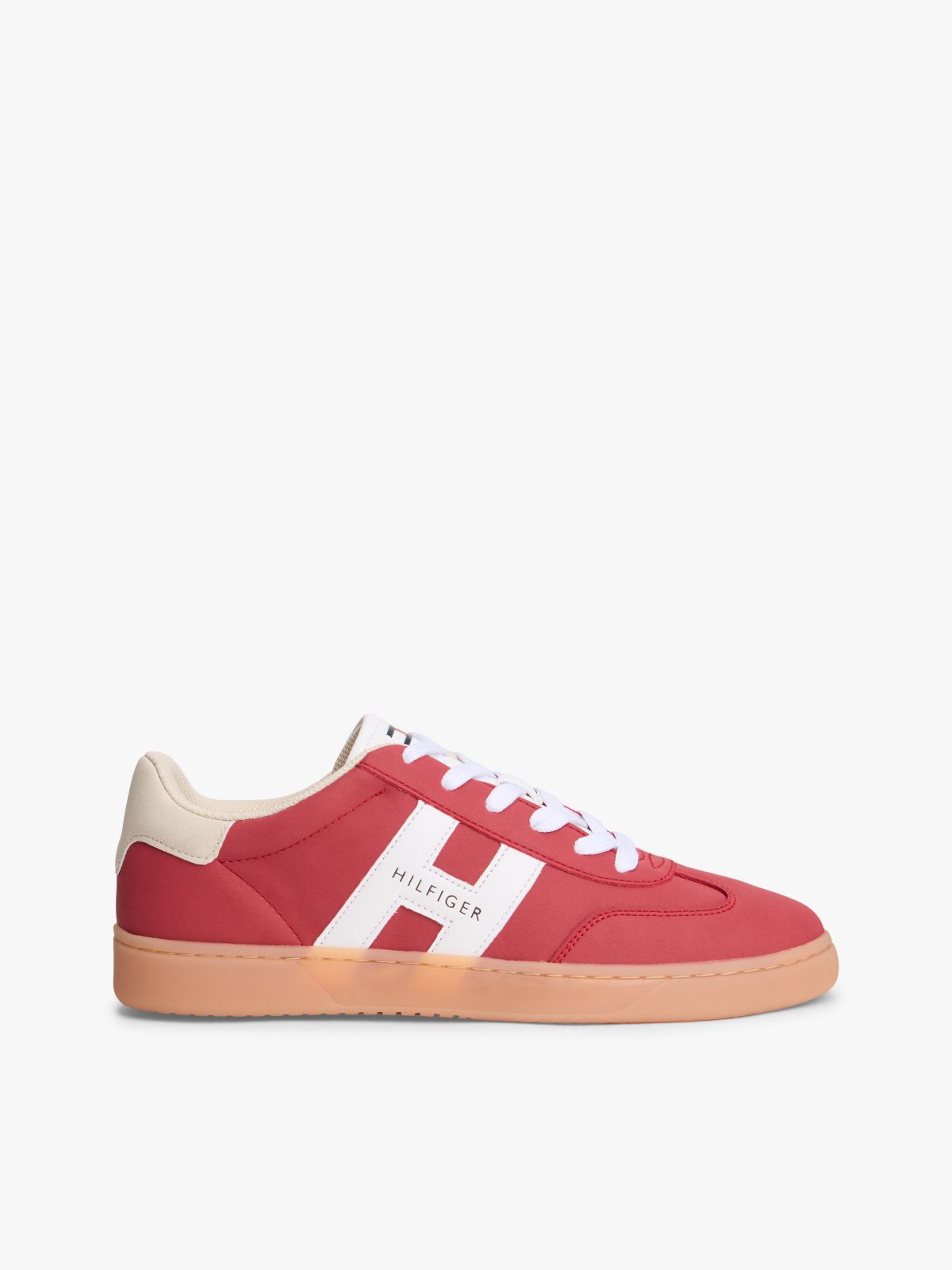Hilfiger Logo Skater Sneaker — Medium Red
