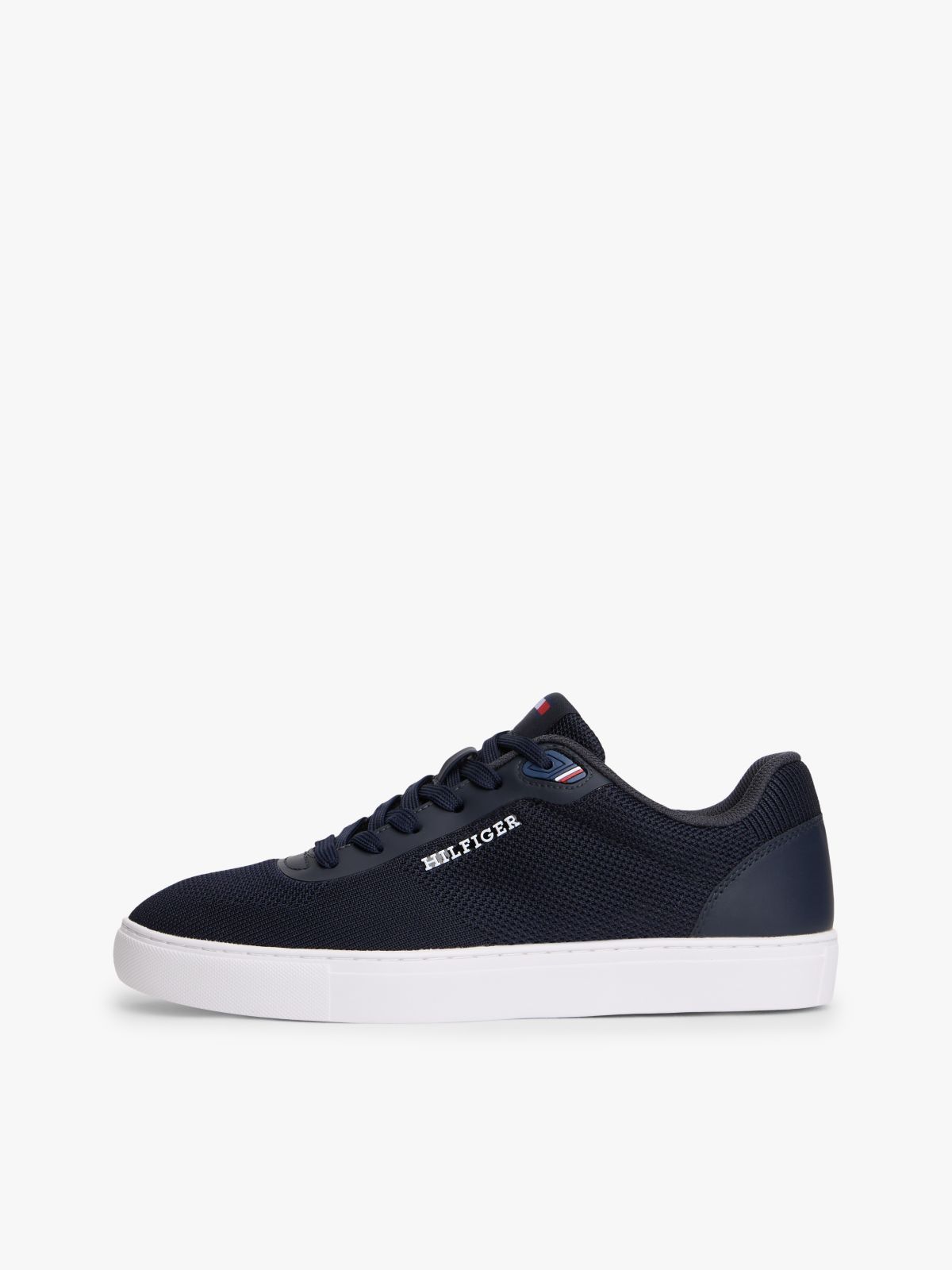 Knit Court Sneaker — Dark Blue