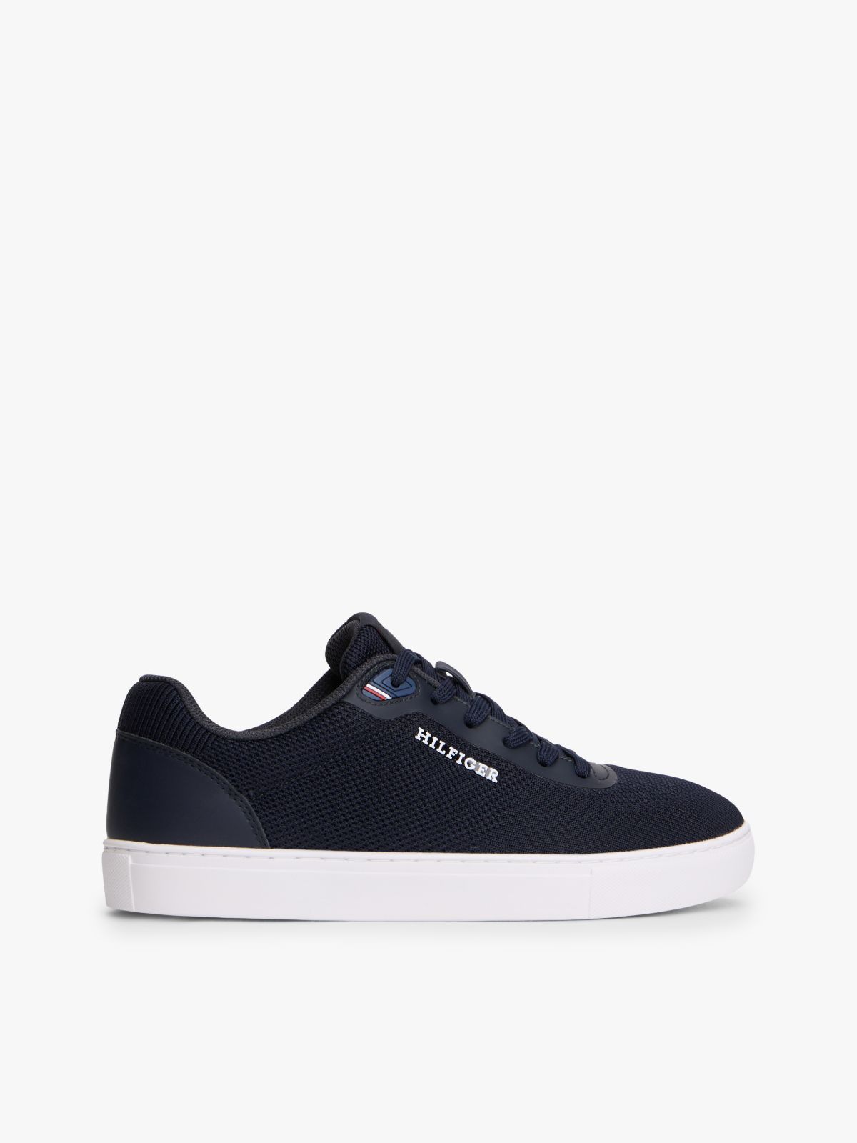 Knit Court Sneaker — Dark Blue
