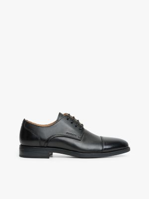Leather Derby Shoe, Black