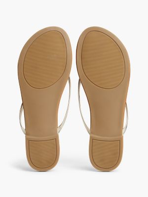 Сандалии Tommy Hilfiger Classic Flip-Flop, цвет: Золотой — фото 5