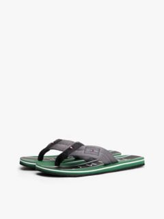 Logo Patch Flip-Flop — Medium Grey 2