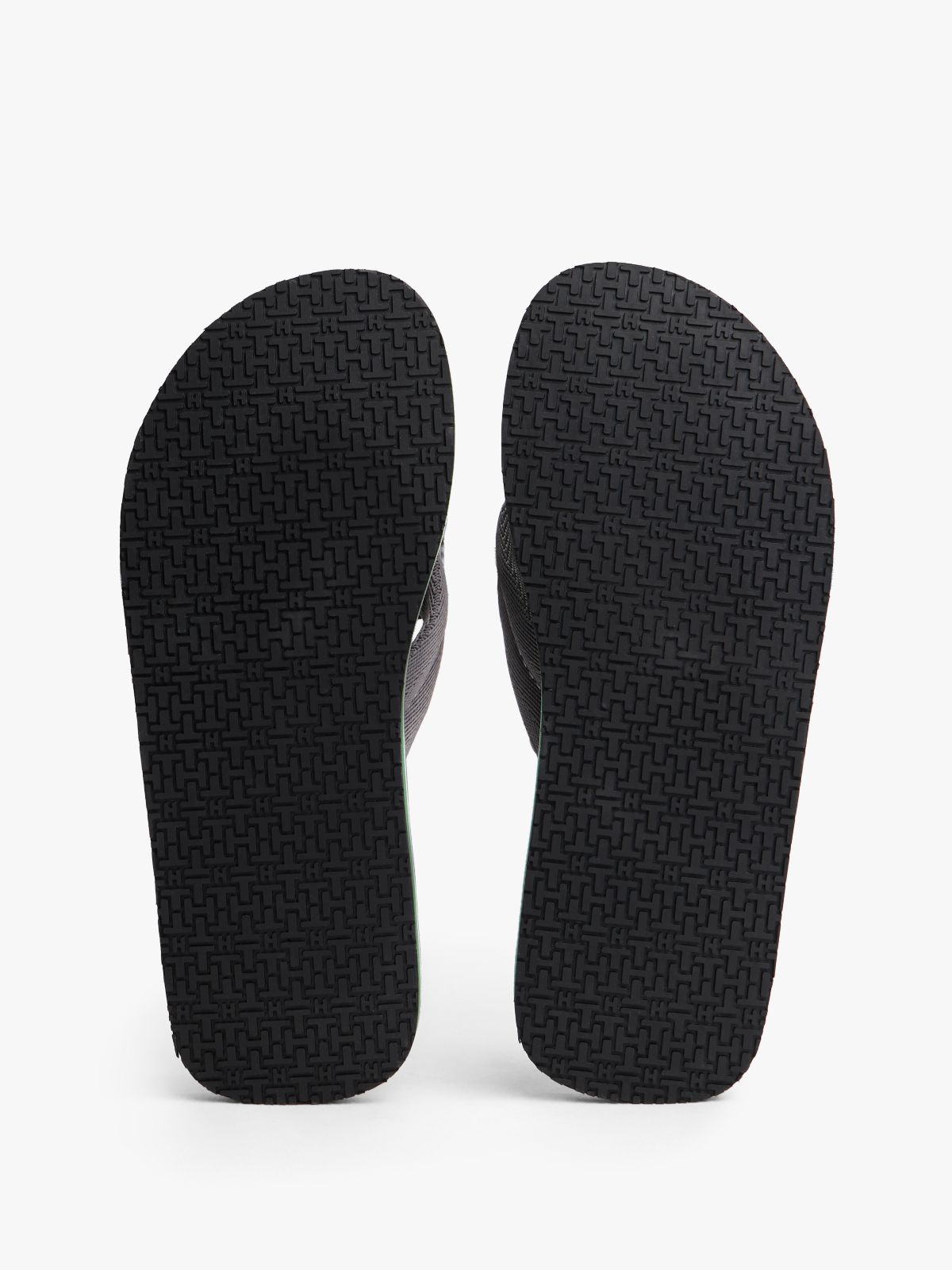 Logo Patch Flip-Flop — Medium Grey