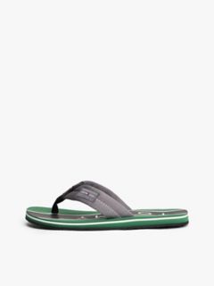 Logo Patch Flip-Flop — Medium Grey 7