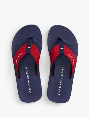 Мужские сандалии Tommy Hilfiger Tommy Logo Flip-Flop, цвет: Красный — фото 3