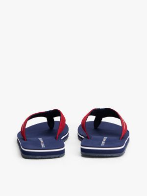 Мужские сандалии Tommy Hilfiger Tommy Logo Flip-Flop, цвет: Красный — фото 4