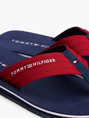 Мужские сандалии Tommy Hilfiger Tommy Logo Flip-Flop, цвет: Красный — фото 6