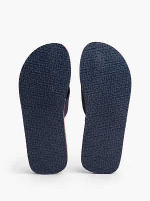 Мужские сандалии Tommy Hilfiger Floral Print Flip-Flop, цвет: Синий — фото 5