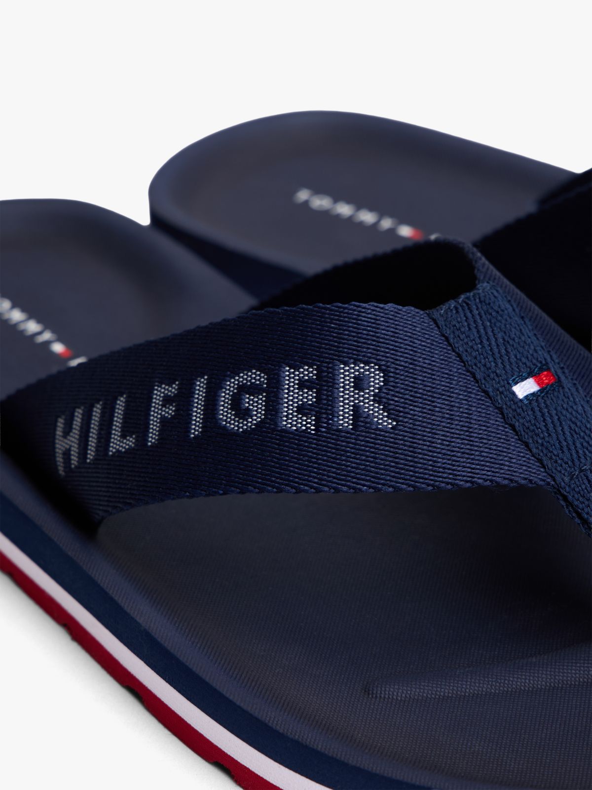 Hilfiger Monotype Flip-Flop — Blue