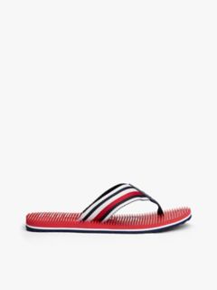 Striped Flip-Flop — Medium Red 1