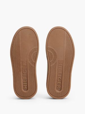 Детские кроссовки Tommy Hilfiger Hilfiger H-Logo, цвет: Белый / Розовый — фото 5