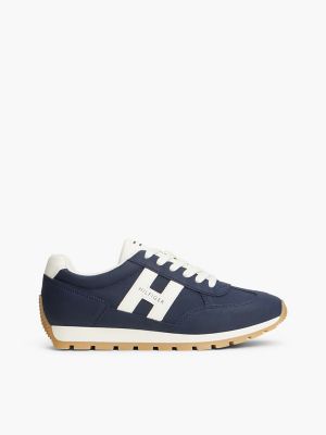 Hilfiger H-Logo Runner Sneaker, Blue