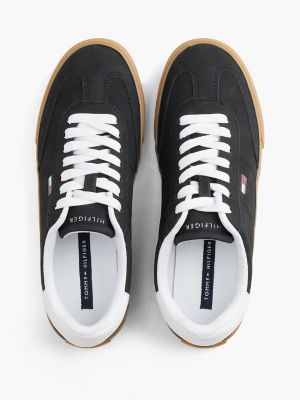 Женские кроссовки Tommy Hilfiger Flag Logo Skater, цвет: Чёрный — фото 3