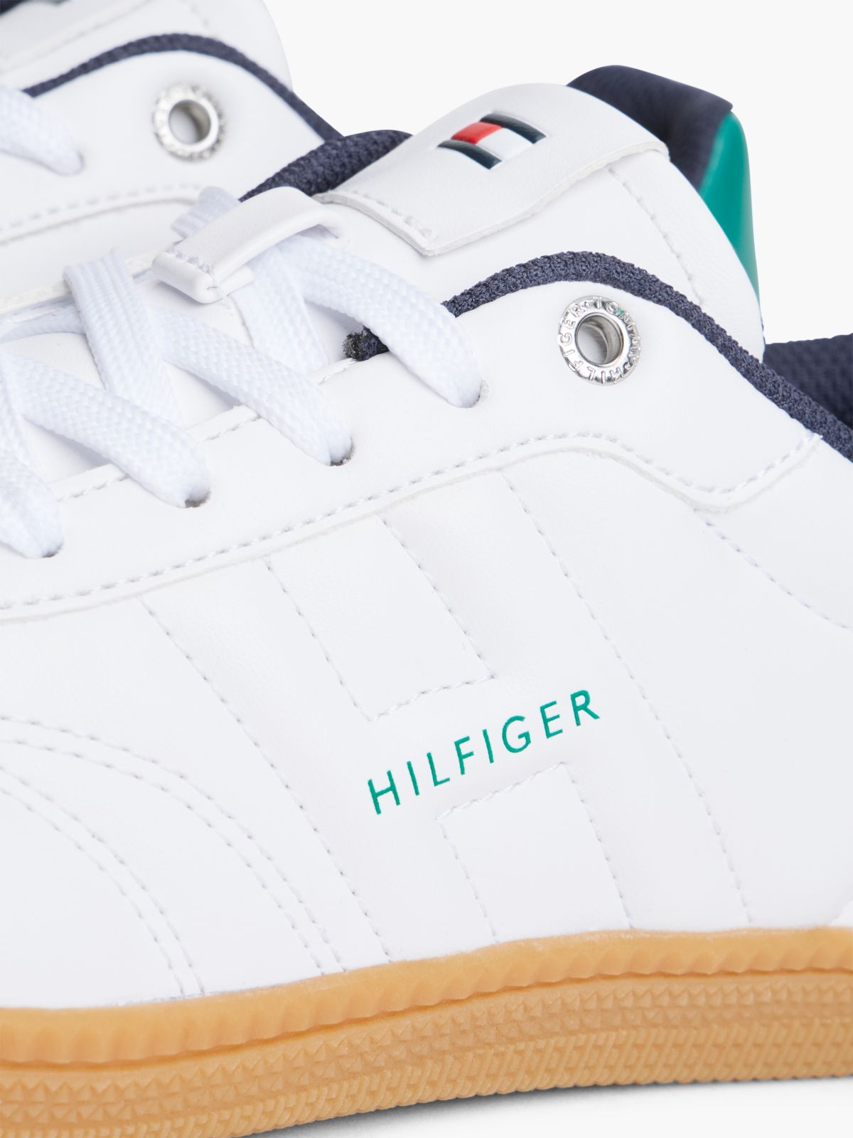 Textured Skater Sneaker — Medium Green