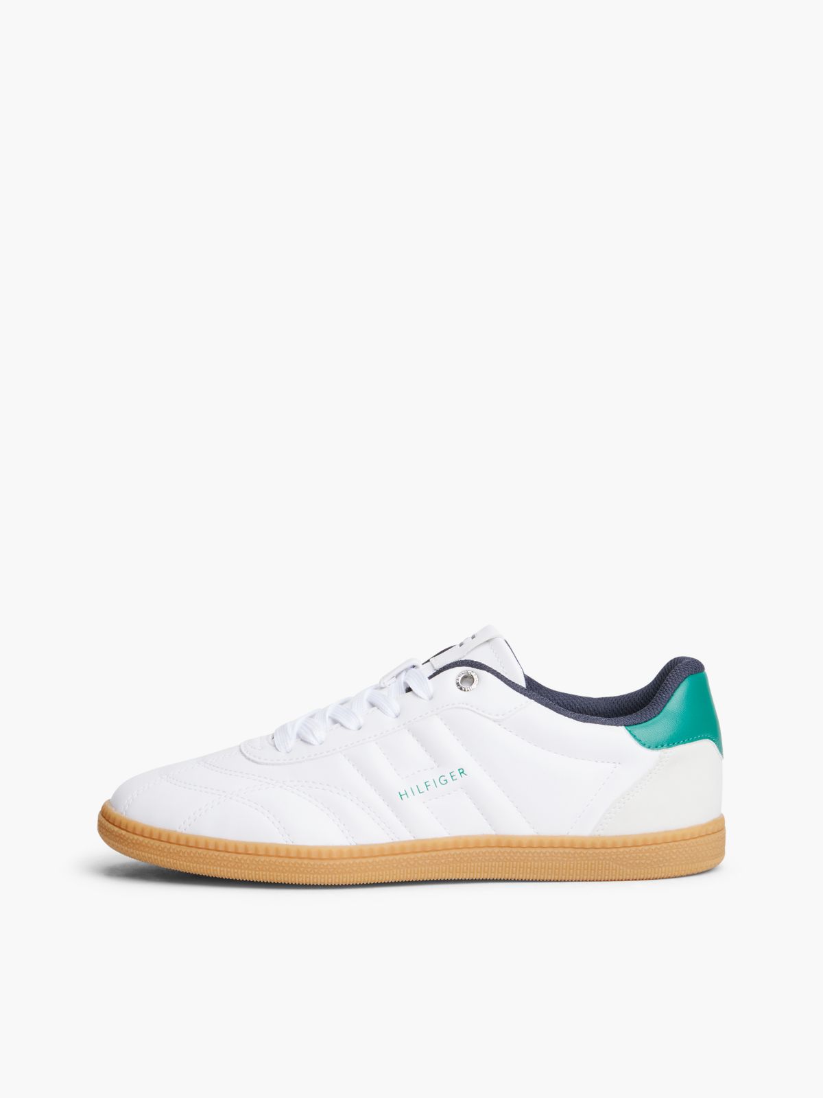 Textured Skater Sneaker — Medium Green