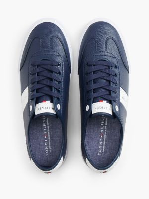 Мужские кроссовки Tommy Hilfiger Pebbled Low-Top, цвет: Тёмно-синий / Белый — фото 3