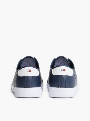 Мужские кроссовки Tommy Hilfiger Pebbled Low-Top, цвет: Тёмно-синий / Белый — фото 4