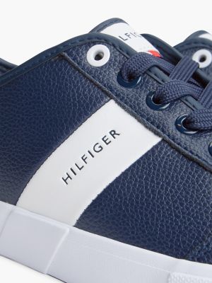 Мужские кроссовки Tommy Hilfiger Pebbled Low-Top, цвет: Тёмно-синий / Белый — фото 6