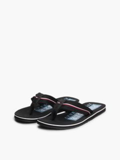 Signature Stripe Flip-Flop — Black 2