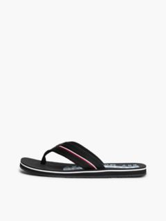 Signature Stripe Flip-Flop — Black 7
