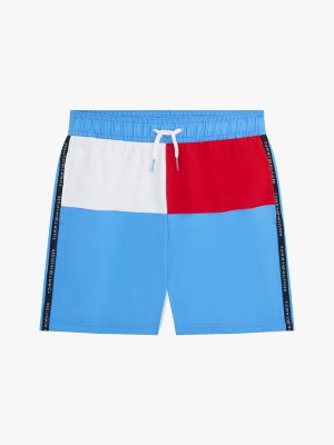 Kids' Colorblock Swim Trunk, Blue Spell