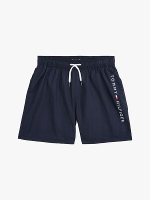 Kids' Hilfiger Logo Swim Trunk, Navy