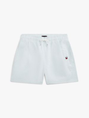 Kids' Ithaca Stripe Swim Trunk, Sail Blue / Ecru Ithaca