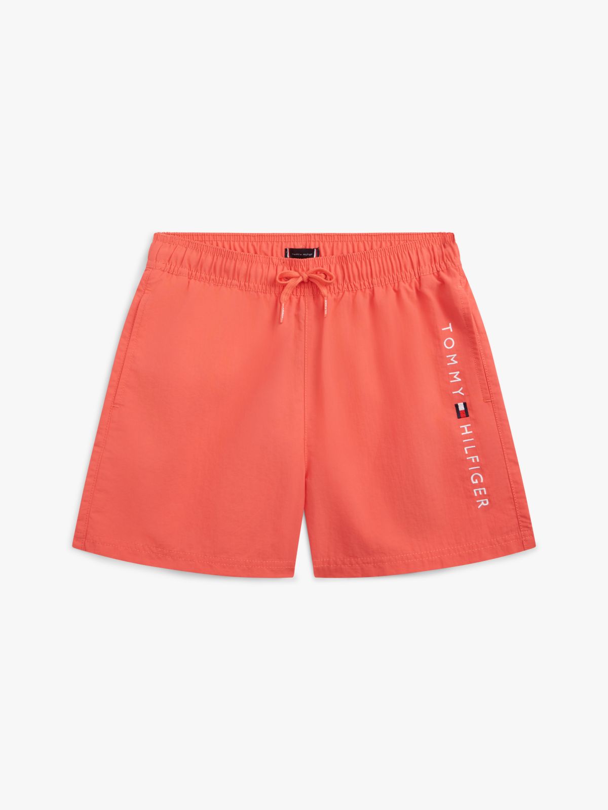 Kids' Hilfiger Logo Swim Trunk — Coral Crush