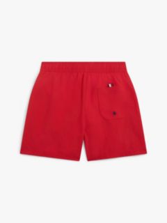 Kids' Signature Stripe Swim Trunk — Primary Red 2