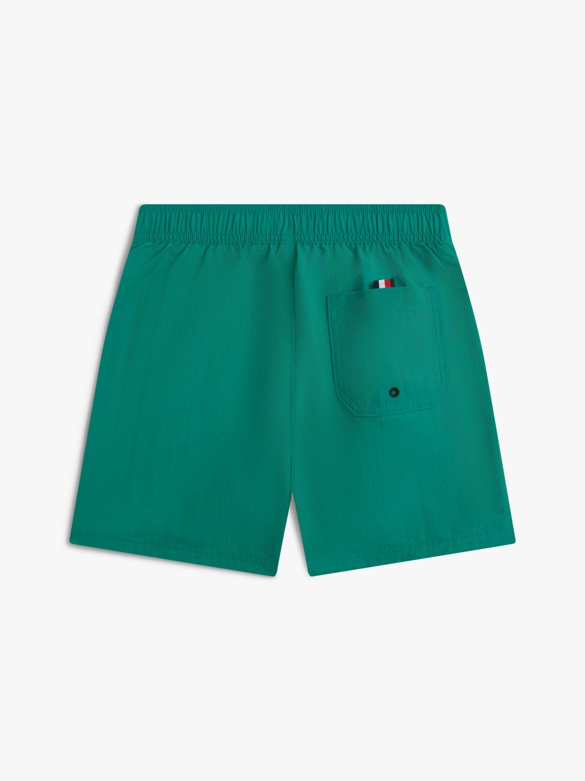 Kids' Signature Flag Swim Trunk — Rainforest Emerald