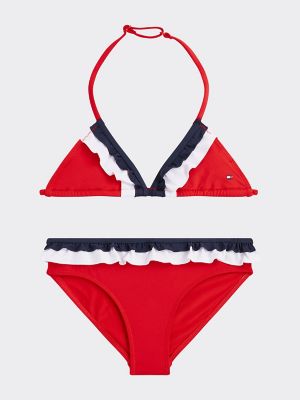tommy hilfiger inspired reworked 2 piece bikini swimwear swimsuit