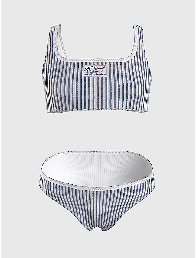 Stam Yoghurt wonder Kids' Stripe Bralette Bikini Set | Tommy Hilfiger