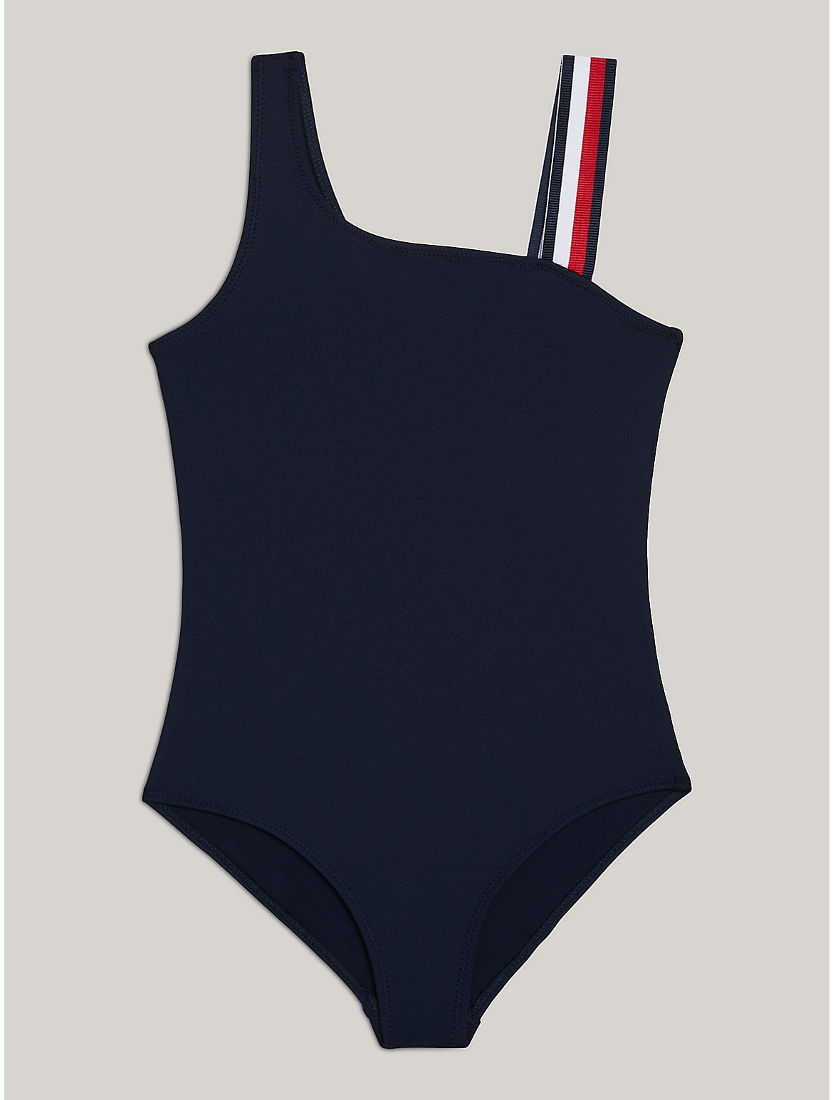 Tommy Hilfiger Girls' Kids' Stripe Strap One-Piece Swimsuit