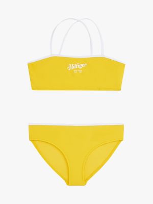 Kids' Hilfiger New York Logo Bikini, Primary Yellow