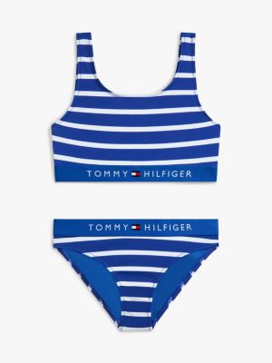 Kids' Print Square-Neck 2-Piece Swimsuit