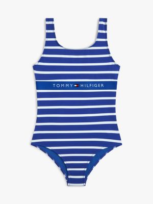 Kids'  Square-Neck Print Swimsuit