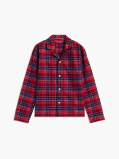 Kids' Flannel Shirt & Pant Sleep Set — Check Global Stp Medium Red 9