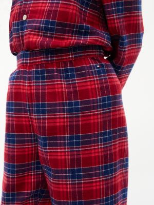 Пижамный комплект для детей, фланель — Tommy Hilfiger, цвет: Клетчатый средний красный — фото 6