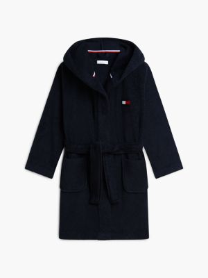 Халат для детей, махра — Tommy Hilfiger, цвет: Тёмно-синий — фото 5