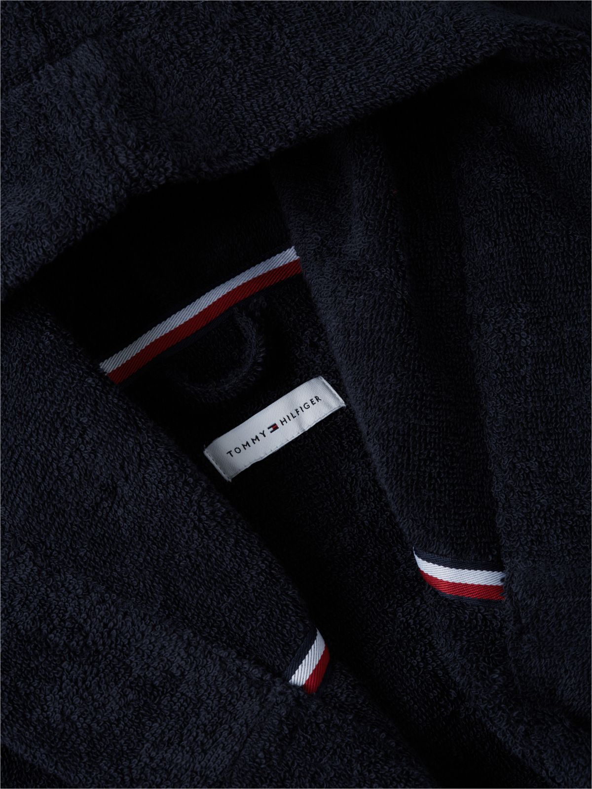Kids' Lightweight Terry Bathrobe — Navy Blue