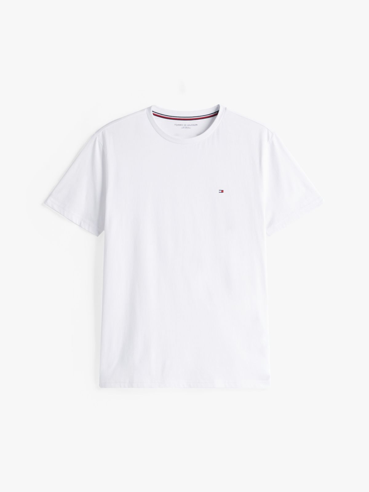 T-Shirt & Woven Short Sleep Set — White / Grid Plaid