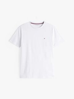 T-Shirt & Woven Short Sleep Set — White / Grid Plaid 3