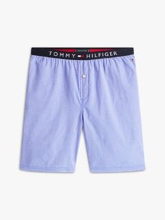 T-Shirt & Woven Short Sleep Set — Navy 2