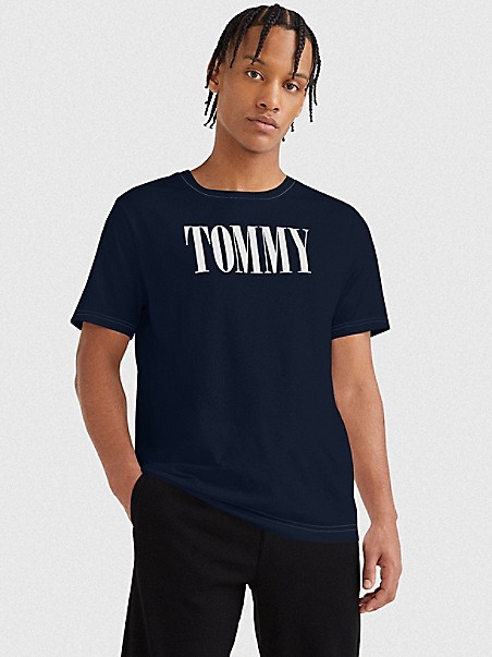 타미 진스 반팔티 Tommy JEANS Tommy Crewneck T-Shirt,DESERT SKY