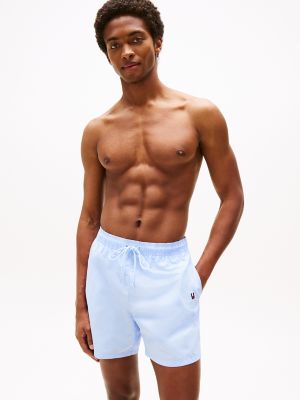 Tommy Logo 7" Swim Trunk, Sweet Blue
