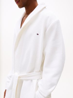 Waffle Bathrobe, Optic White